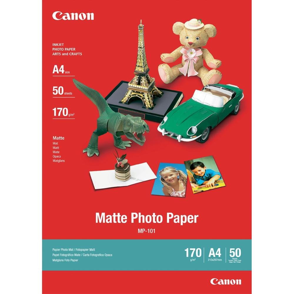 Canon MP101 Matte A4 170gsm Photo Paper - 50 Sheets