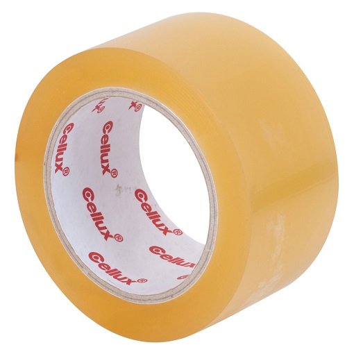 Cellux 0725 48mm x 100m Polypropylene Packaging Tape - Clear