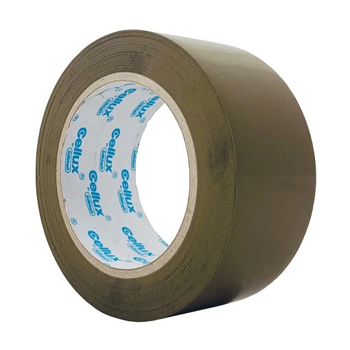 Cellux 0726R 48mm x 100m Polypropylene Packaging Tape - Brown