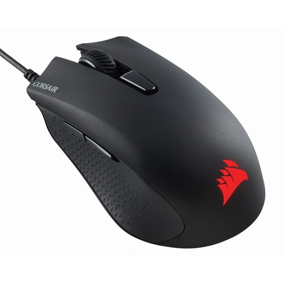 Corsair Harpoon RGB Pro 12000 DPI USB Wired Gaming Mouse - Black