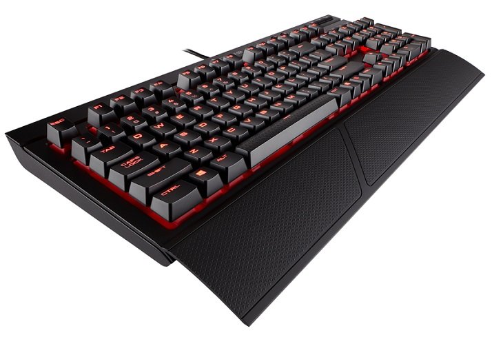 Corsair K68 Red LED Mechanical Gaming Keyboard - Cherry MX Red