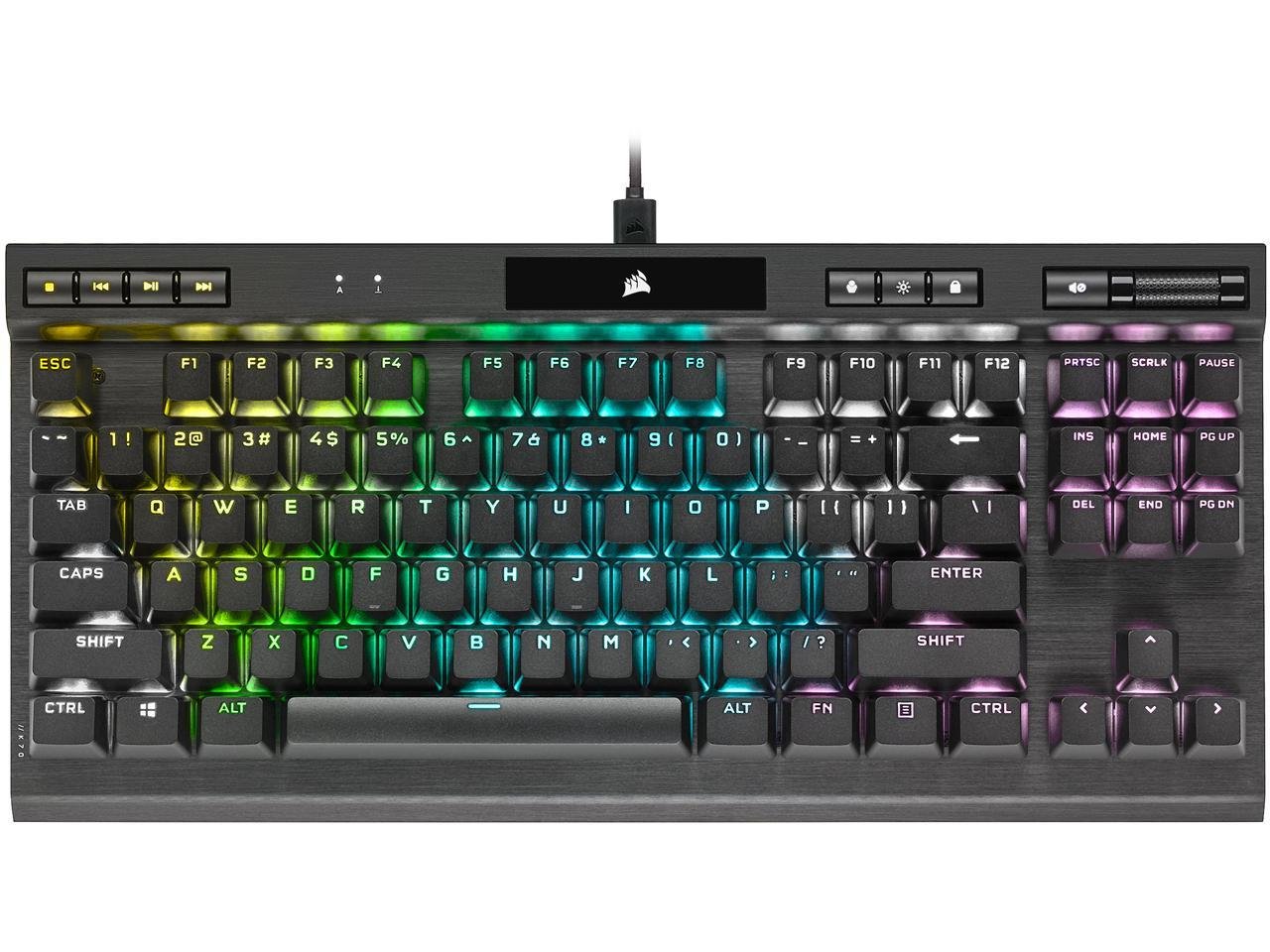 Corsair K70 TKL Champion Series Mechanical Gaming Keyboard - Cherry MX Speed