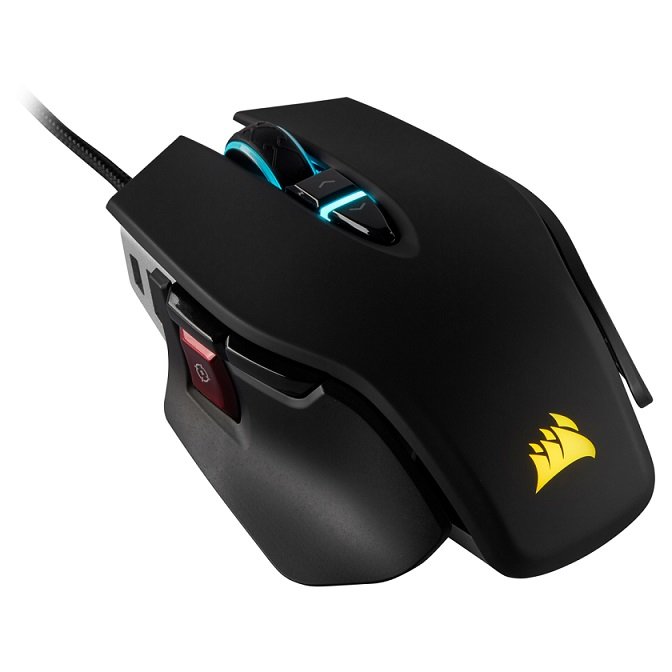 Corsair M65 RGB ELITE Tunable 18000 DPI Wired Gaming Mouse - Black