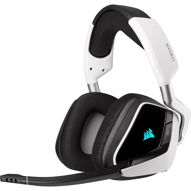 Corsair VOID RGB Elite Wireless Gaming Headset with 7.1 Surround - White