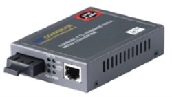 CTS Gigabit Managed Media Converter 10/100/1000Base-TX RJ45 to 1000Base-LX Single-Mode SC Fibre 10KM