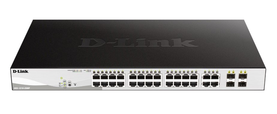 D-Link DGS-1210-28MP 28-Port Gigabit PoE Managed Rackmount Switch