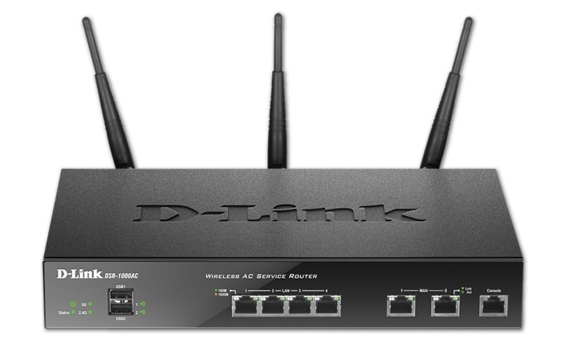 D-Link DSR-1000AC Wireless Dual WAN 4-Port Gigabit VPN Router