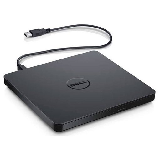 Dell External Slim Trayload 8x DVD Writer (USB 2.0) Black