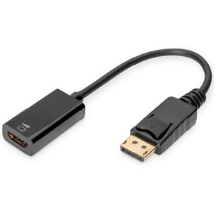 Digitus DisplayPort (M) to HDMI Type A (F) Active Adapter Cable