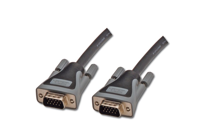 Digitus Vesa DCC SVGA Male to Male VGA Monitor Cable Hi-Res - 10 Meter