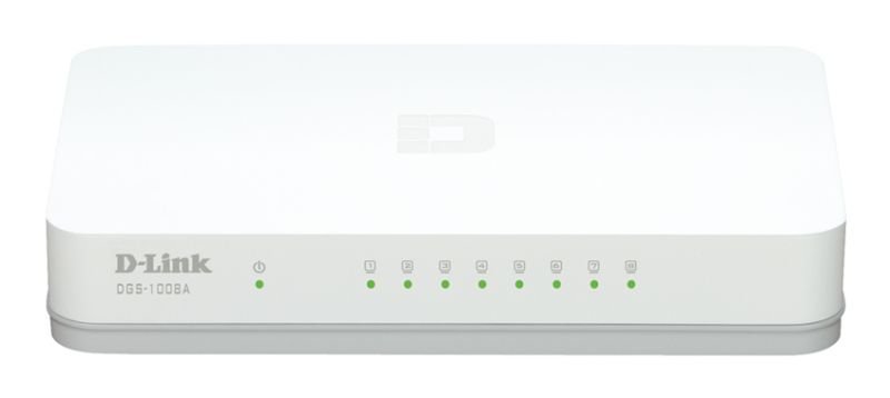 D-Link DGS-1008A 8 Port Gigabit Switch