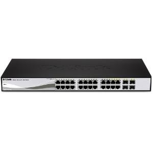 D-Link 24 Ports WebSmart DGS-1210-28 4X Expansion Ports Manageable Ethernet Switch - Desktop, Rack-mountable