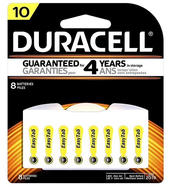 Duracell 10 Hearing Aid Battery - 8 Pack