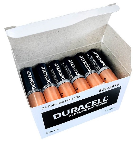 Duracell AA Coppertop Alkaline Battery - 24 Pack