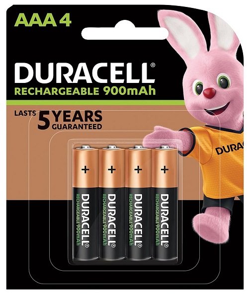 Duracell AAA Rechargeable Battery - 4 Pack