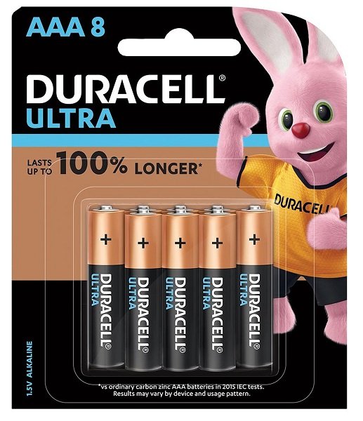 Duracell AAA Ultra Alkaline Battery - 8 Pack