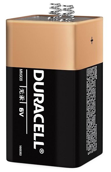 Duracell MN908 6V Coppertop Alkaline Battery