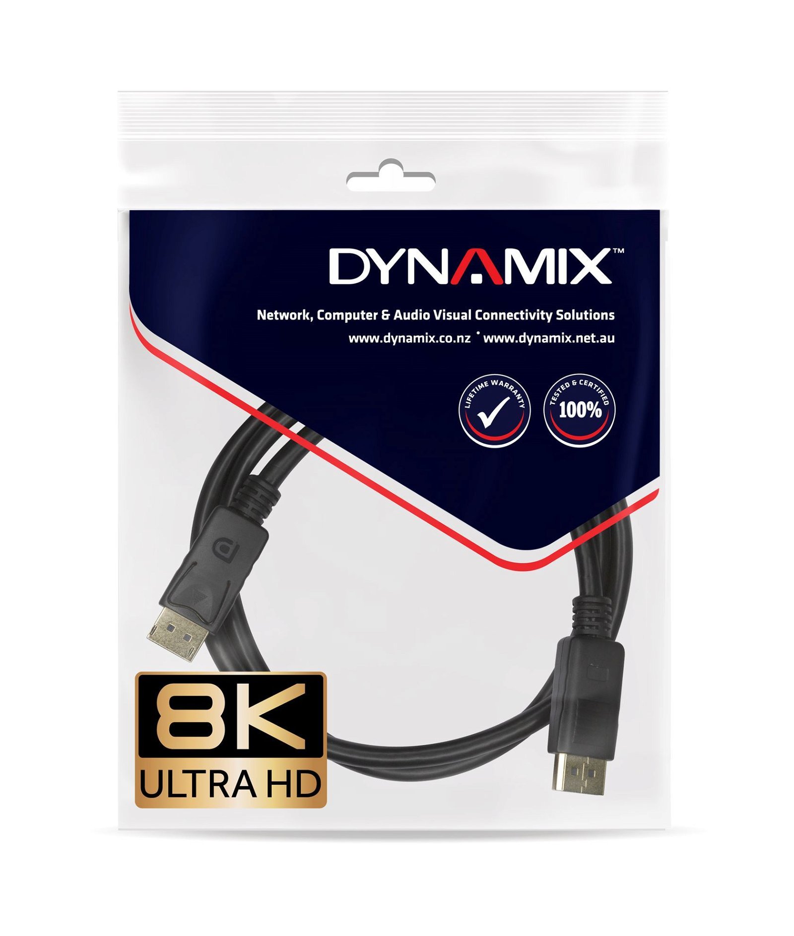 Dynamix 3m DisplayPort to DisplayPort Cable