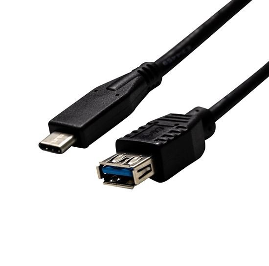Dynamix 2m USB 3.1 USB-C Male to Type-A Female Cable - Black