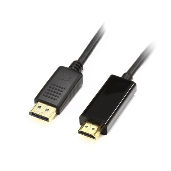 Dynamix 2M Displayport Male Source to HDMI Male Cable