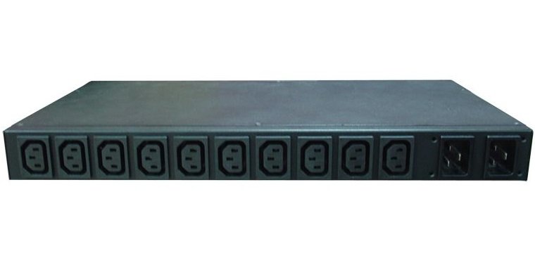 Dynamix 10 Port Automatic Transfer Switching Power Distribution Unit with Dual 16A Input & 10x C13 10A Outlets