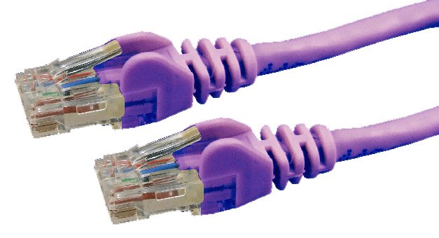 Dynamix 0.75M Purple Cat6 UTP Snagless Patch Lead Cable