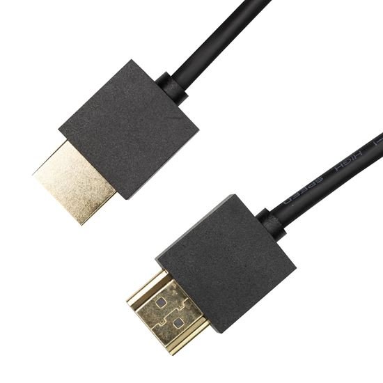 Dynamix 1m Nano High Speed HDMI 2.0 Cable with Ethernet - Black