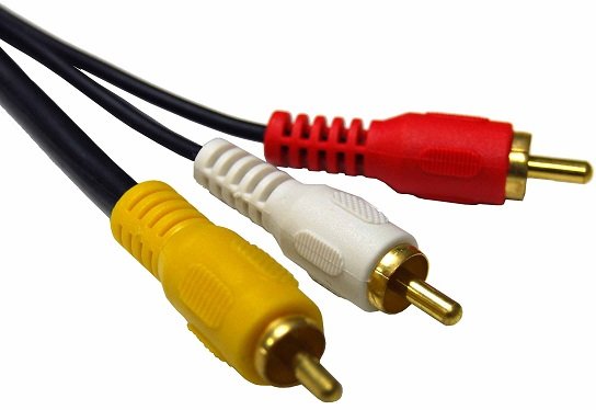 Dynamix 3M RCA Audio Video Cable, 3 to 3 RCA Plugs