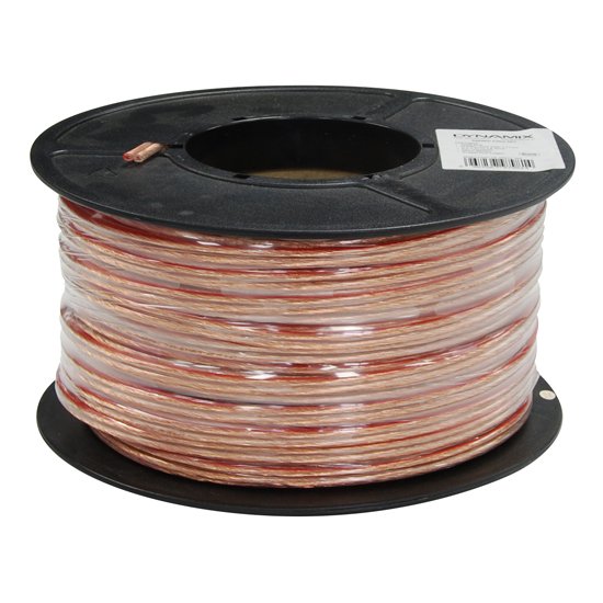 Dynamix 100M 14AWG/2.08mm2, OFC 51/0.25BC x 2 Core Speaker Cable