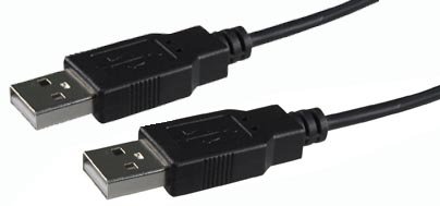 Dynamix 2m USB 2.0 Type A Male to Type A Male Cable - Black