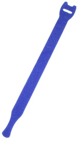 Dynamix Hook & Loop 200mm x 13mm Blue Cable Ties - 10 Pack