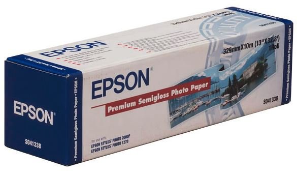 Epson S041338 Premium Semi Gloss Photo Roll - 329mm x 10m
