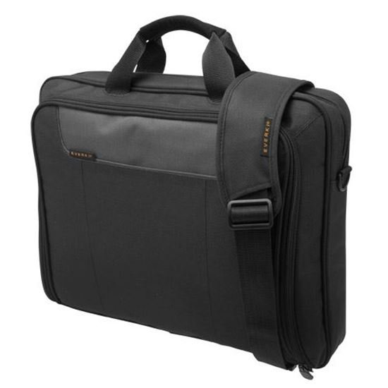 Everki Advance 15.4 inch Laptop Briefcase - Charcoal Black