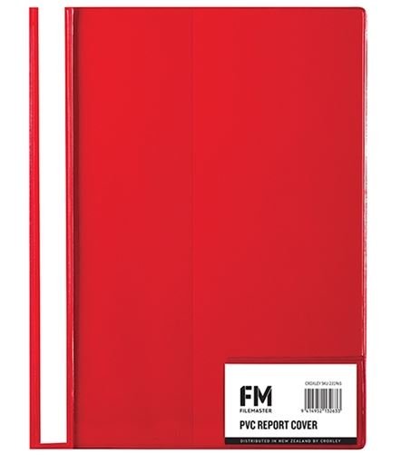 File Master A4 Presentation Report Cover Folder Red