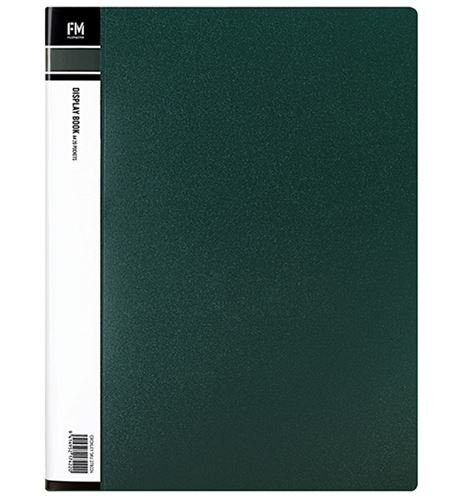 File Master 40 Pocket A4 Display Book - Forest Green