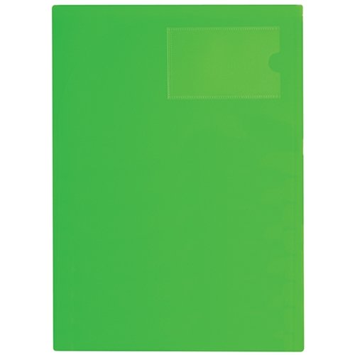 File Master 3 Pocket A4 Presentation Folder - Lime Green