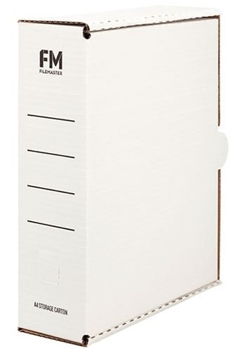 File Master A4 Storage Box Carton White