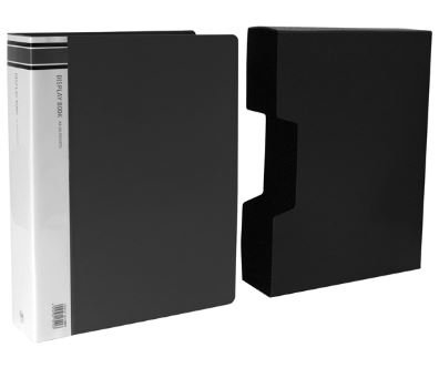 File Master 100 Pocket A4 Display Book Black