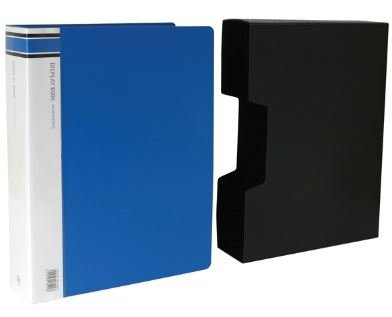 File Master 100 Pocket A4 Display Book Blue