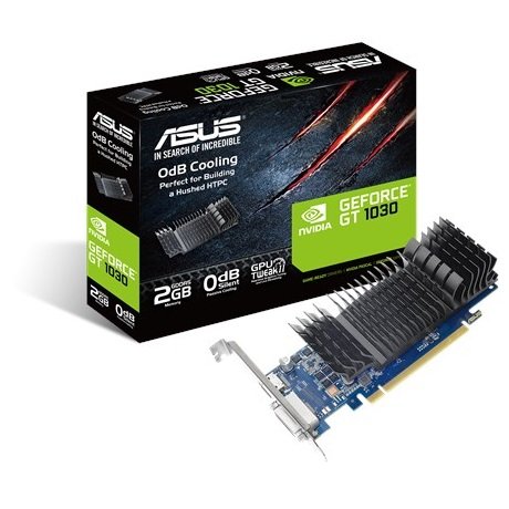Asus GeForce GT1030-SL-2G-BRK 2GB GDDR5 NVIDIA Video Card - 1x DVI-D 1x HDMI