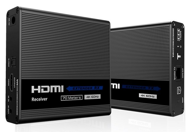 Lenkeng HDMI over CAT6/6A Extender Kit - 1x Transmitter, 1x Receiver
