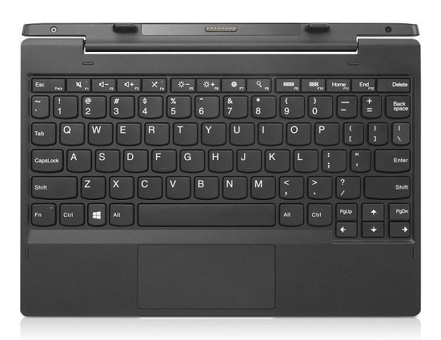Lenovo Tablet 10 Keyboard US English - Black