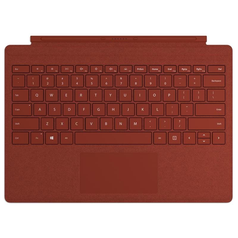 Microsoft Surface Pro Signature Type Keyboard Cover - Poppy Red