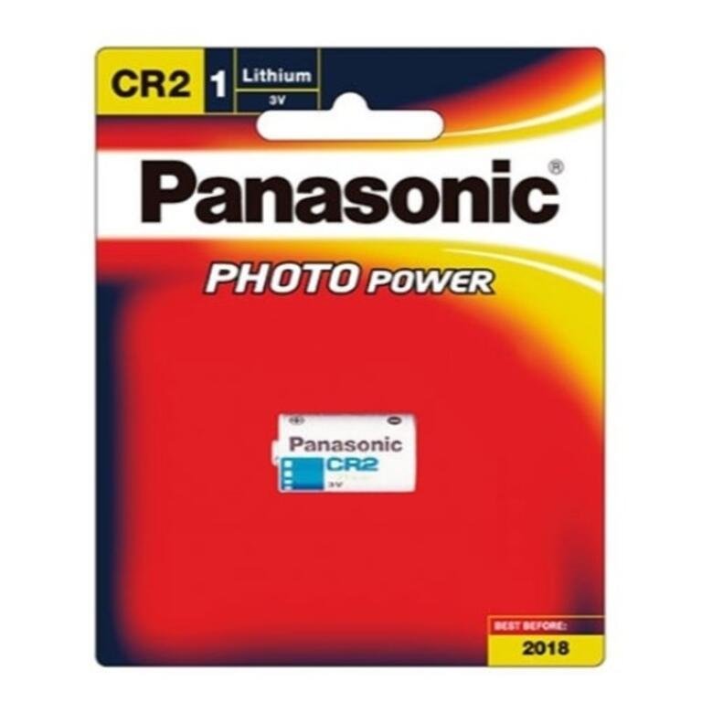 Panasonic CR-2 Photo Lithium 3V Camera Battery 1 Pack