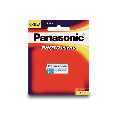 Panasonic CR123A 3V Photo Lithium Camera Battery