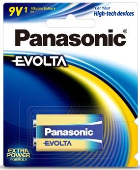 Panasonic Evolta 9V Alkaline Battery - 1 Pack