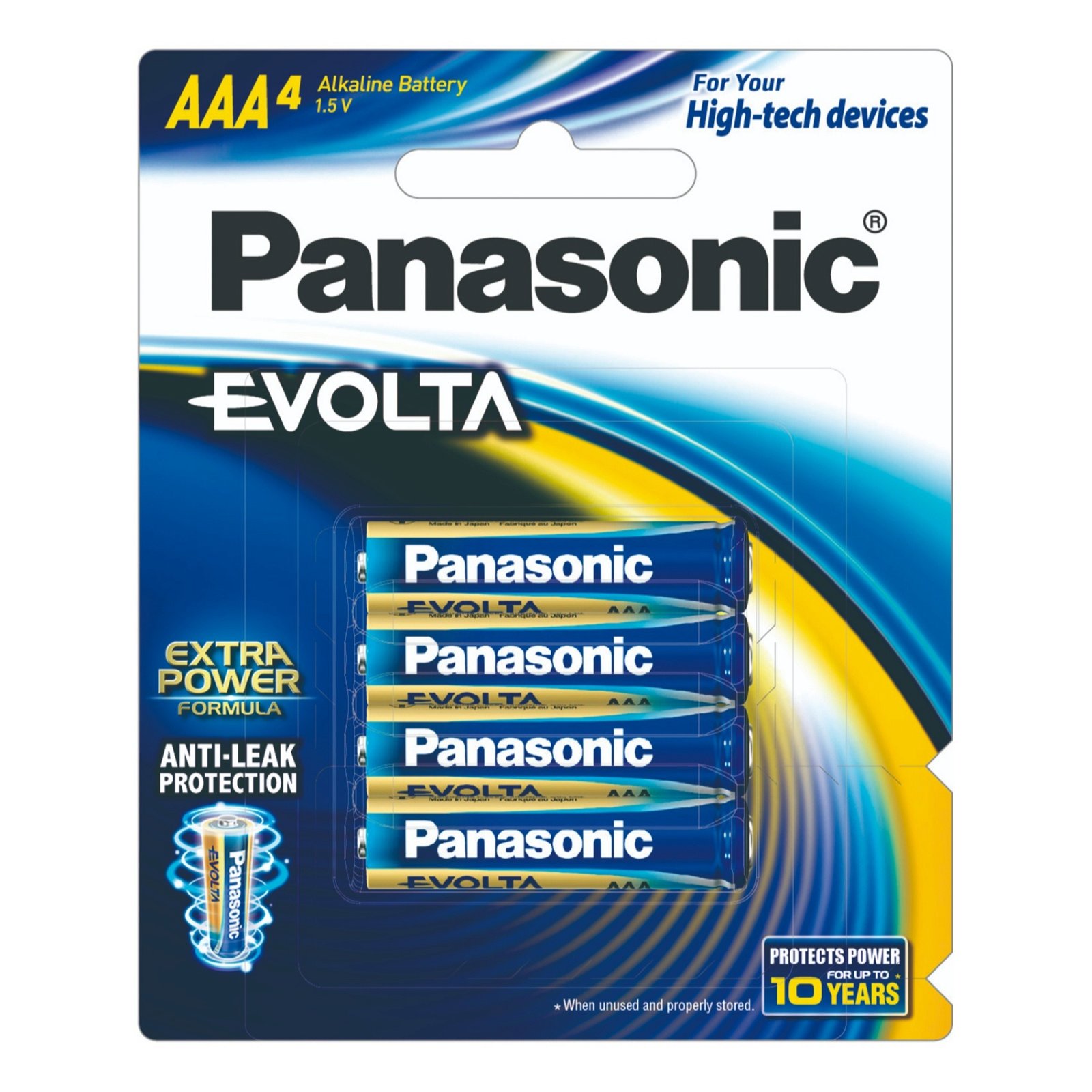 Panasonic Evolta AAA Alkaline Battery 4 Pack