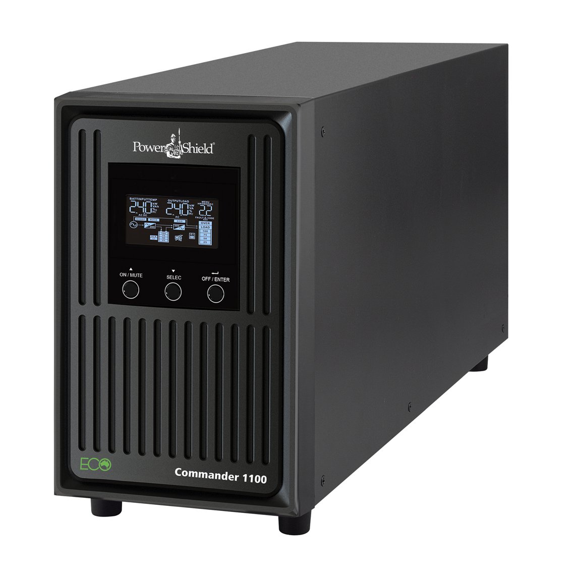 PowerShield Commander 1100VA 990W 5 Outlet Line Interactive Tower UPS