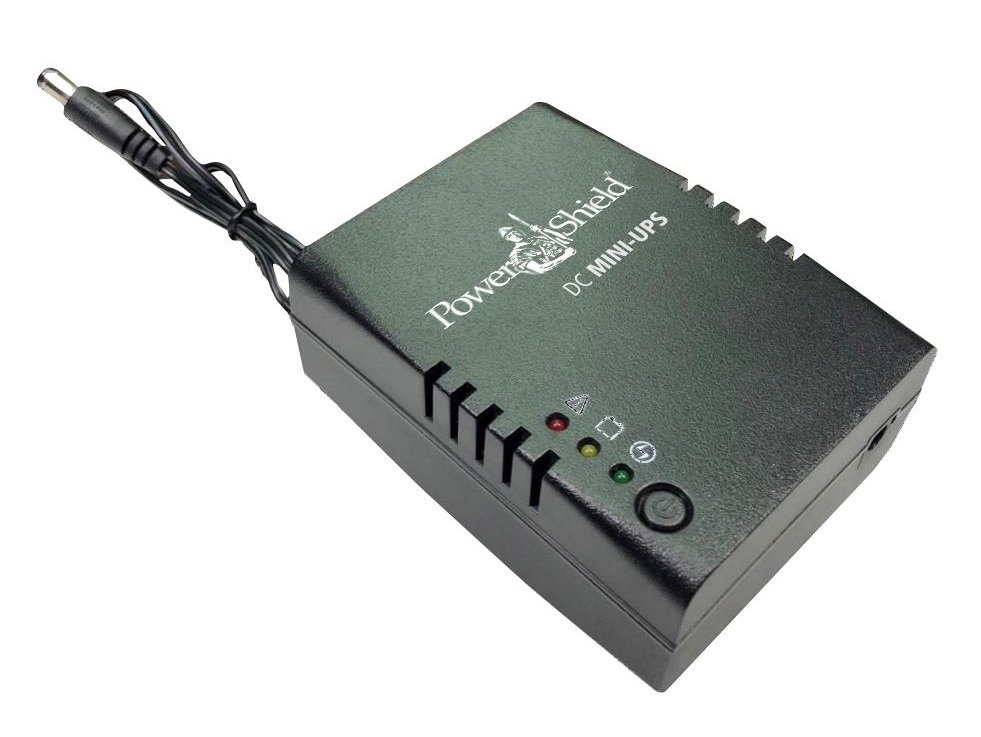 Power Shield Inline DC Mini UPS with Voltage Selection Of 12, 15, 19, 24