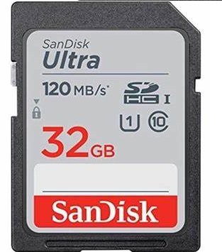Sandisk Ultra 32GB SDHC Class 10 SD Card